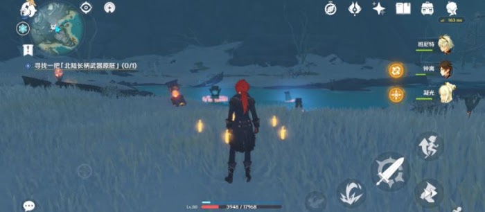 原神 (Genshin Impact) 雪山探索注意事項
