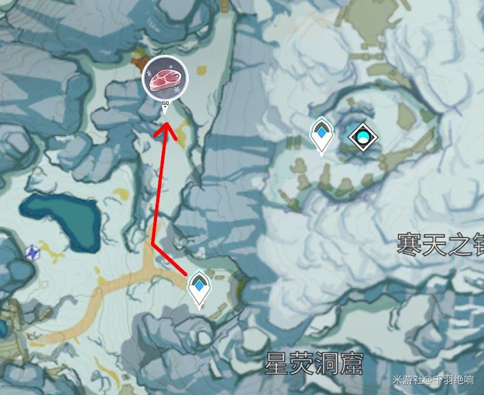 原神 (Genshin Impact) 1.2版冷鮮肉採集線路
