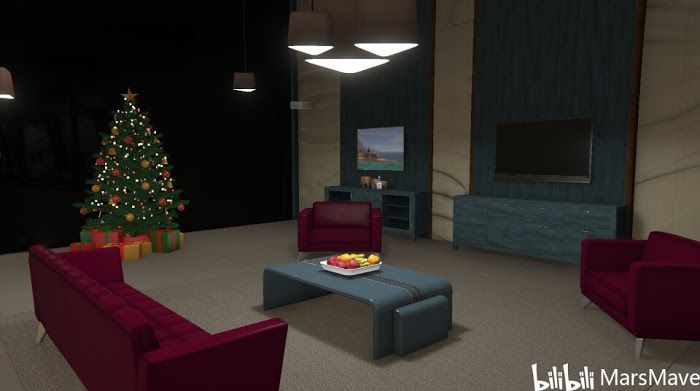 俠盜獵車手5 (GTA 5) online版部分場景聖誕裝扮展示