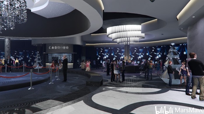 俠盜獵車手5 (GTA 5) online版部分場景聖誕裝扮展示