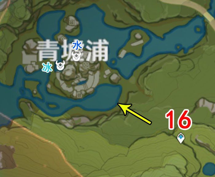 原神 (Genshin Impact) 地脈素材收集路線 深淵法師清理路線