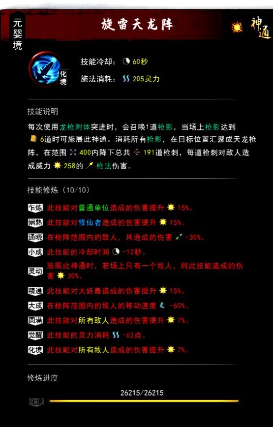鬼谷八荒 (Guigubahuang) 地獄難度槍修攻略