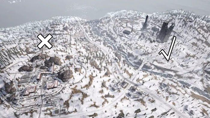 絕地求生 (Playerunknown's Battlegrounds) 雪地最佳打野位置推薦