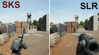 絕地求生 (Playerunknown's Battlegrounds) SKS和SLR性能對比