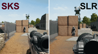 絕地求生 (Playerunknown's Battlegrounds) SKS和SLR性能對比