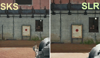 絕地求生 (Playerunknown's Battlegrounds) SKS和SLR性能對比
