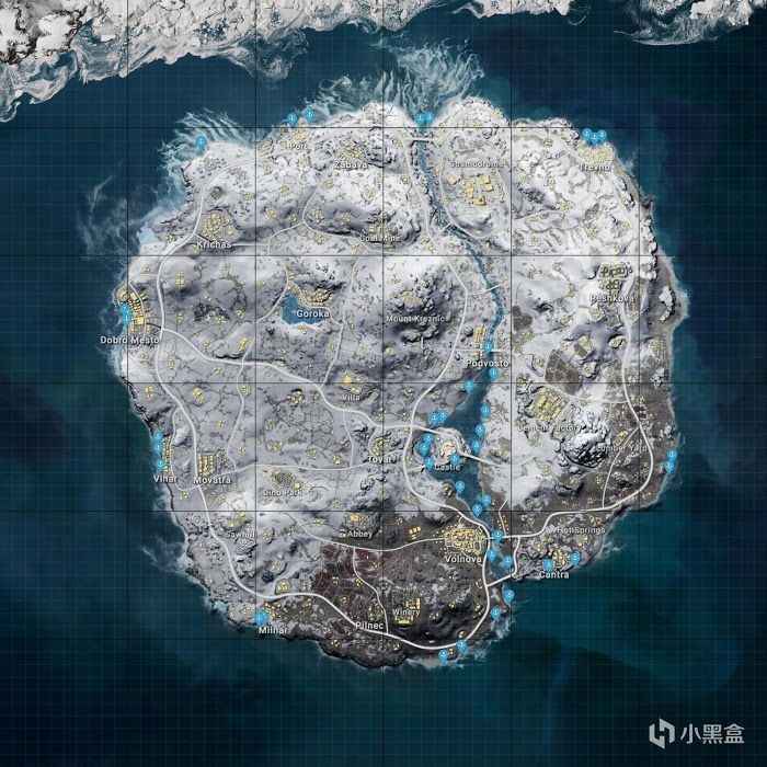 絕地求生 (Playerunknown's Battlegrounds) 雪地地圖交通工具刷新位置分享