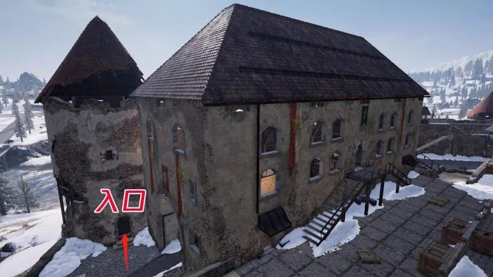 絕地求生 (Playerunknown's Battlegrounds) 雪地城堡打法圖文教學