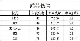 絕地求生 (Playerunknown's Battlegrounds) 新版本武器與命中傷害解析