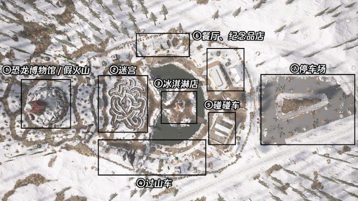 絕地求生 (Playerunknown's Battlegrounds) 雪地恐龍公園跳傘位置推薦