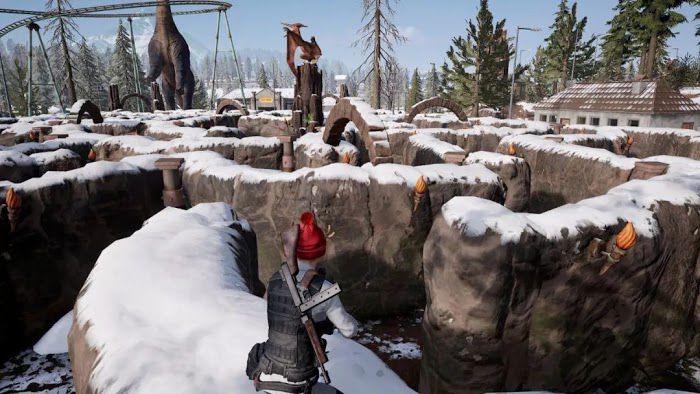 絕地求生 (Playerunknown's Battlegrounds) 雪地恐龍公園跳傘位置推薦