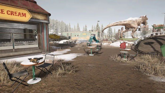 絕地求生 (Playerunknown's Battlegrounds) 雪地恐龍公園跳傘位置推薦