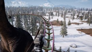 絕地求生 (Playerunknown's Battlegrounds) 雪地恐龍公園跳傘位置推薦