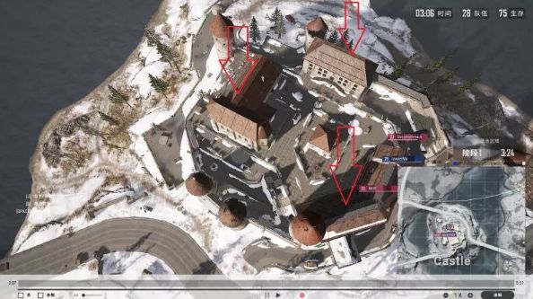 絕地求生 (Playerunknown's Battlegrounds) 凜冬城堡位置與打法攻略