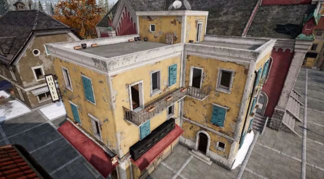 絕地求生 (Playerunknown's Battlegrounds) 凜冬城上房頂位置推薦