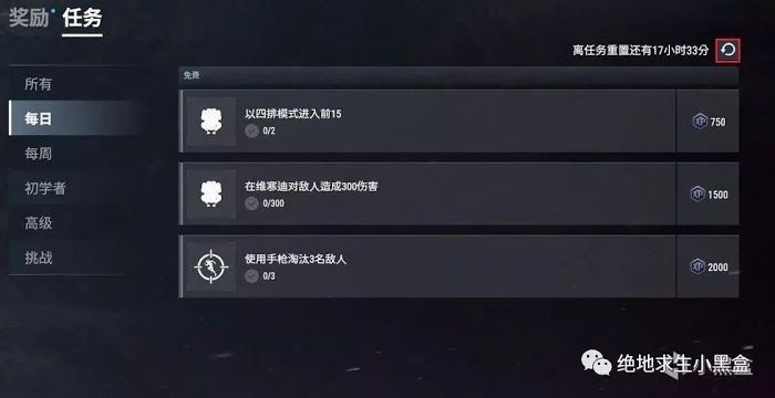 絕地求生 (Playerunknown's Battlegrounds) 生還者維寒迪通行證獎勵分享