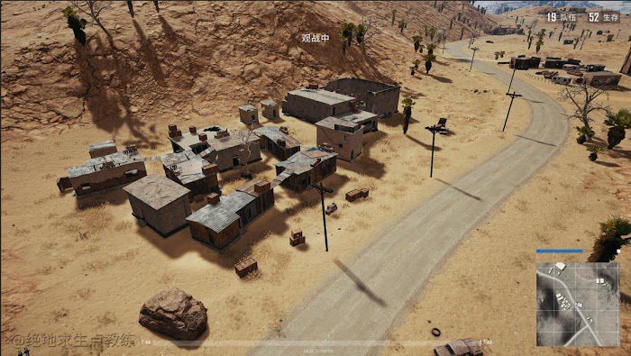 絕地求生 (Playerunknown's Battlegrounds) 沙漠打劫致富位置分享