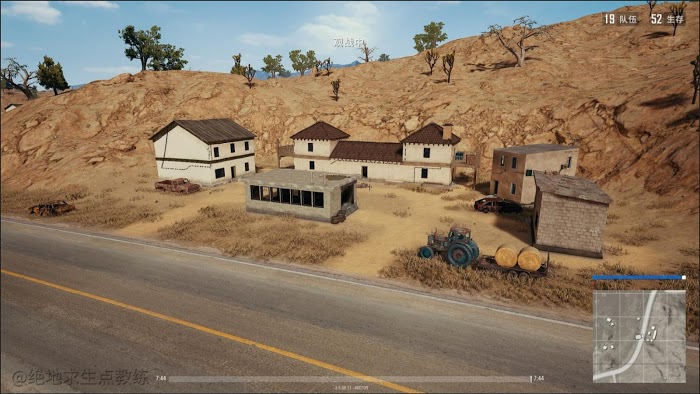 絕地求生 (Playerunknown's Battlegrounds) 沙漠打劫致富位置分享