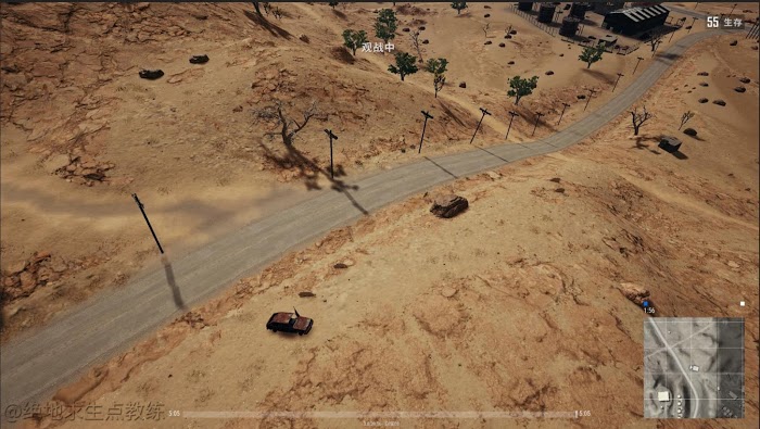 絕地求生 (Playerunknown's Battlegrounds) 沙漠打劫致富位置分享
