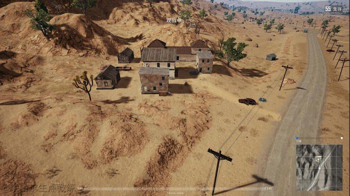 絕地求生 (Playerunknown's Battlegrounds) 沙漠打劫致富位置分享
