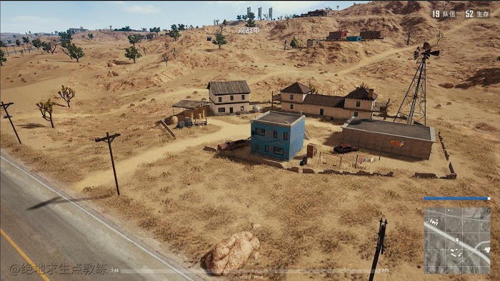 絕地求生 (Playerunknown's Battlegrounds) 沙漠打劫致富位置分享