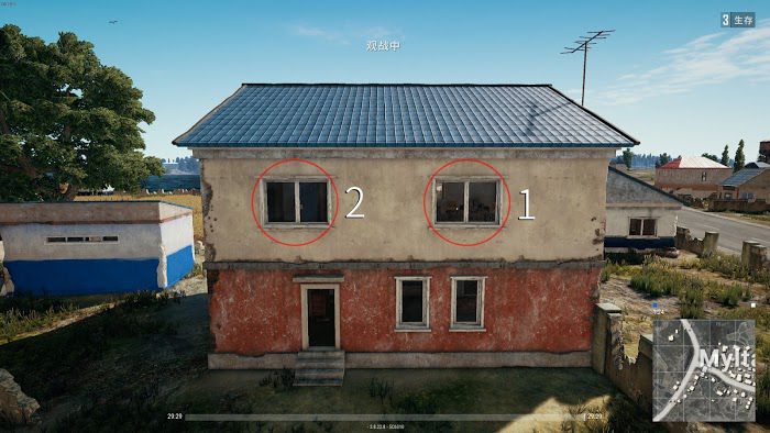 絕地求生 (Playerunknown's Battlegrounds) 四排攻樓與扔雷技巧大全