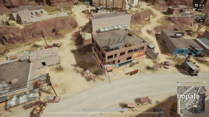 絕地求生 (Playerunknown's Battlegrounds) 沙漠地圖I城打法攻略