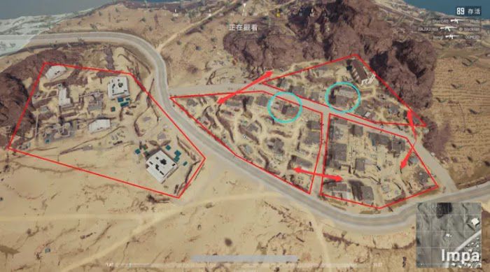 絕地求生 (Playerunknown's Battlegrounds) 沙漠地圖I城打法攻略