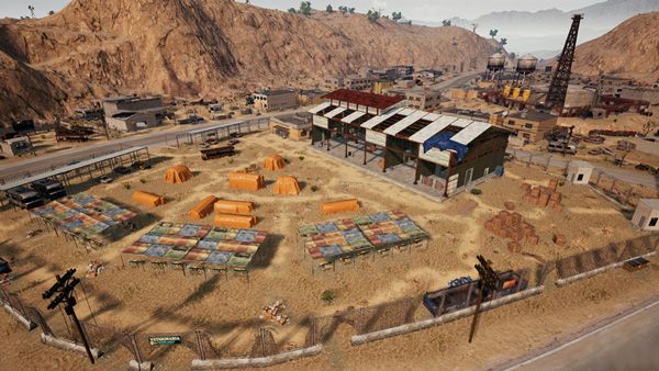 絕地求生 (Playerunknown's Battlegrounds) 沙漠地圖EA城建築類型與刷車點詳解