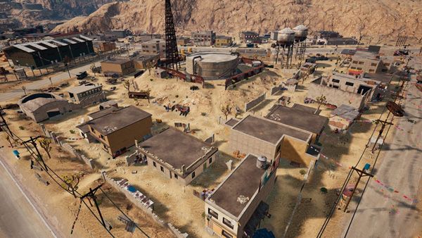 絕地求生 (Playerunknown's Battlegrounds) 沙漠地圖EA城建築類型與刷車點詳解