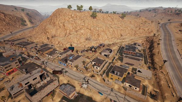 絕地求生 (Playerunknown's Battlegrounds) 沙漠地圖EA城建築類型與刷車點詳解