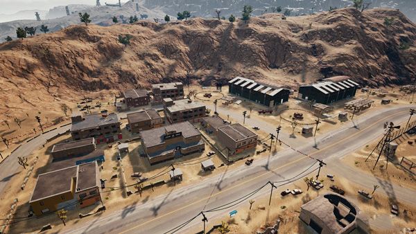 絕地求生 (Playerunknown's Battlegrounds) 沙漠地圖EA城建築類型與刷車點詳解