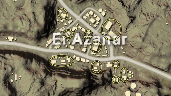 絕地求生 (Playerunknown's Battlegrounds) 沙漠地圖EA城建築類型與刷車點詳解