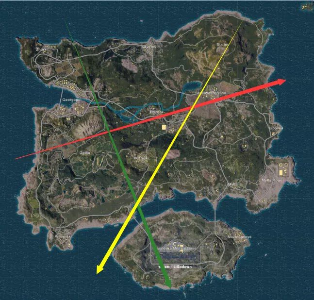 絕地求生 (Playerunknown's Battlegrounds) P港搜索路線與打法圖文攻略