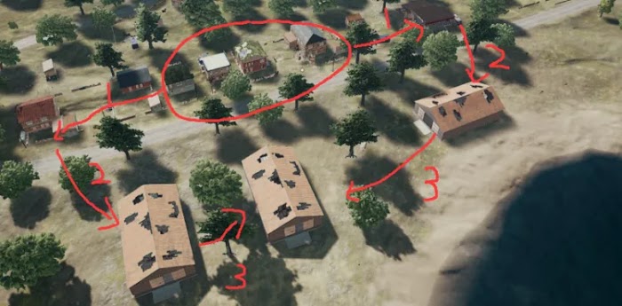 絕地求生 (Playerunknown's Battlegrounds) P港搜索路線與打法圖文攻略