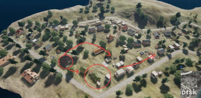 絕地求生 (Playerunknown's Battlegrounds) P港搜索路線與打法圖文攻略
