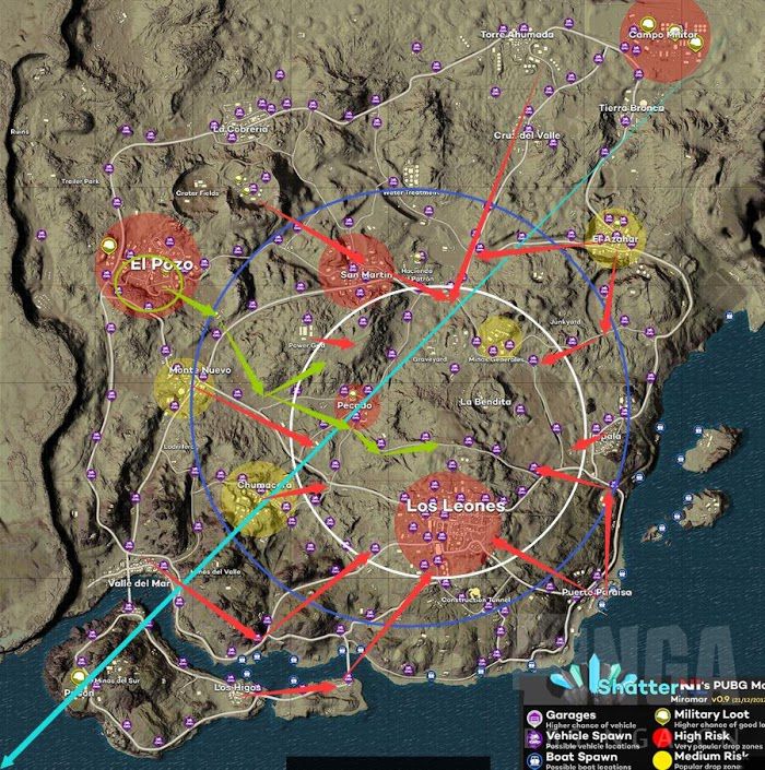 絕地求生 (Playerunknown's Battlegrounds) 四排進前十打法攻略