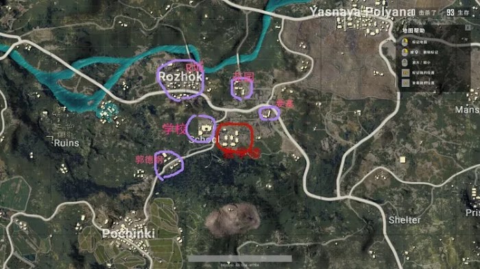 絕地求生 (Playerunknown's Battlegrounds) 學區房四排打法圖文教學 圖6
