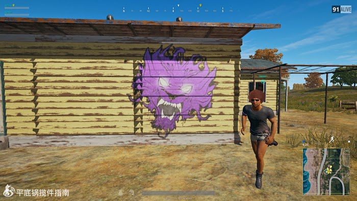 絕地求生 (Playerunknown's Battlegrounds) 趣味塗鴉欣賞與來歷介紹