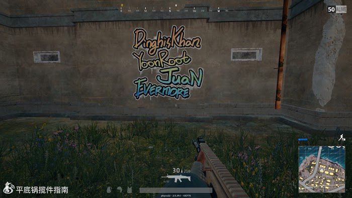 絕地求生 (Playerunknown's Battlegrounds) 趣味塗鴉欣賞與來歷介紹