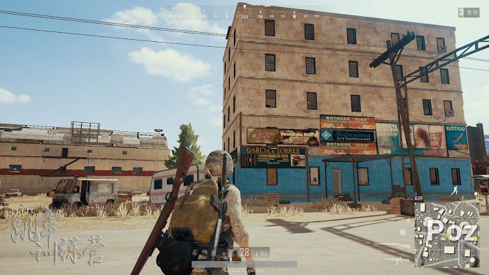 絕地求生 (Playerunknown's Battlegrounds) 沙漠地圖上高樓房頂攻略