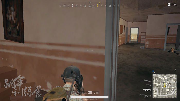 絕地求生 (Playerunknown's Battlegrounds) 沙漠地圖上高樓房頂攻略