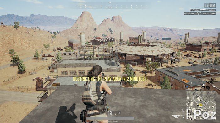 絕地求生 (Playerunknown's Battlegrounds) 沙漠地圖最高樓攀登教學