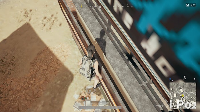 絕地求生 (Playerunknown's Battlegrounds) 沙漠地圖最高樓攀登教學