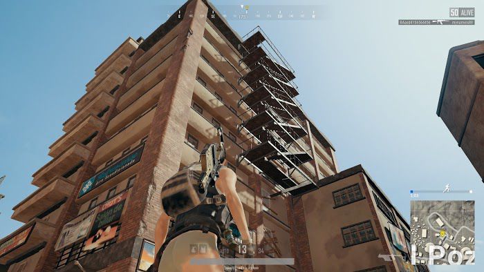 絕地求生 (Playerunknown's Battlegrounds) 沙漠地圖最高樓攀登教學