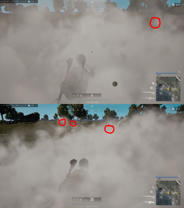 絕地求生 (Playerunknown's Battlegrounds) 決賽圈煙霧彈使用技巧