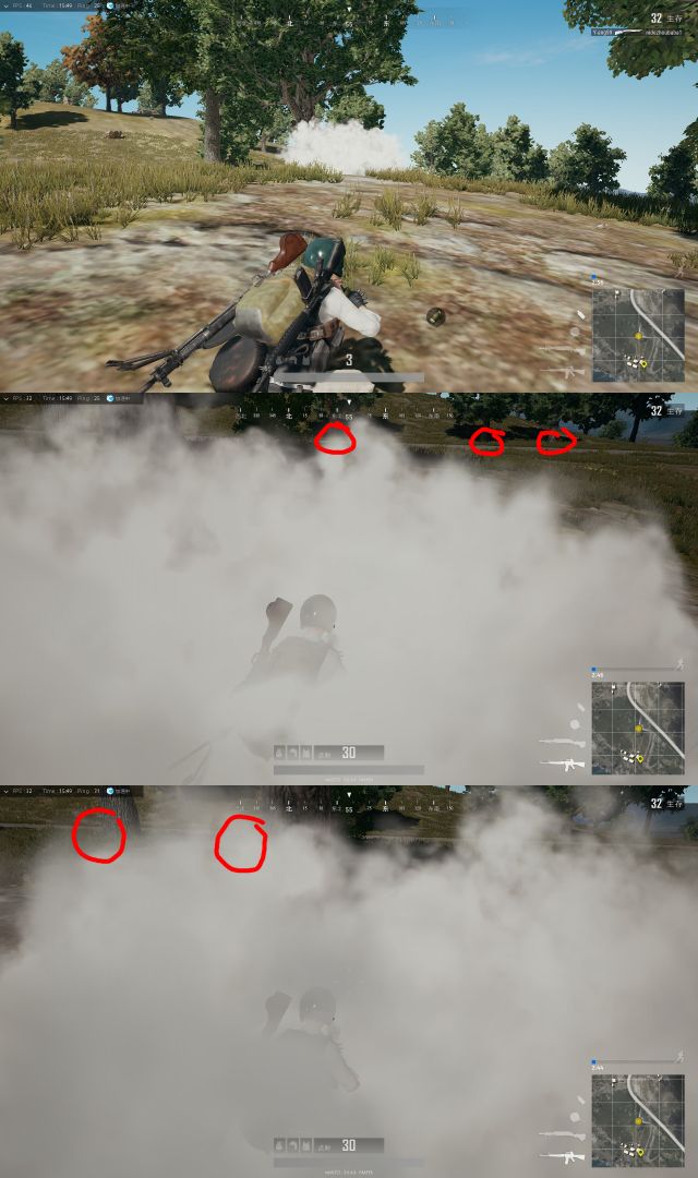 絕地求生 (Playerunknown's Battlegrounds) 決賽圈煙霧彈使用技巧