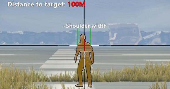 絕地求生 (Playerunknown's Battlegrounds) 四倍鏡快速測距圖文教學
