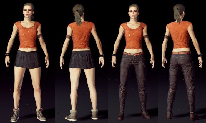 絕地求生 (Playerunknown's Battlegrounds) 裙子與服裝搭配方法