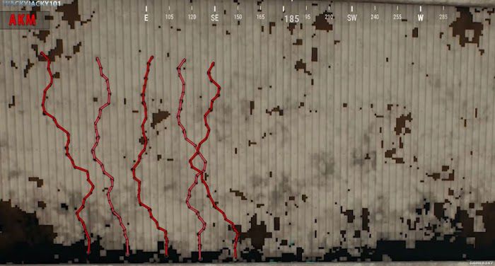 絕地求生 (Playerunknown's Battlegrounds) 正式版步槍彈道與後坐力圖解